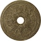 Ekena Millwork Rose and Ribbon Medallion (Canopies up to 4"), 23 5/8"OD x 4"ID x 1 1/2"P, Mississippi Mud Crackle CM23ROMMC - alternate 1